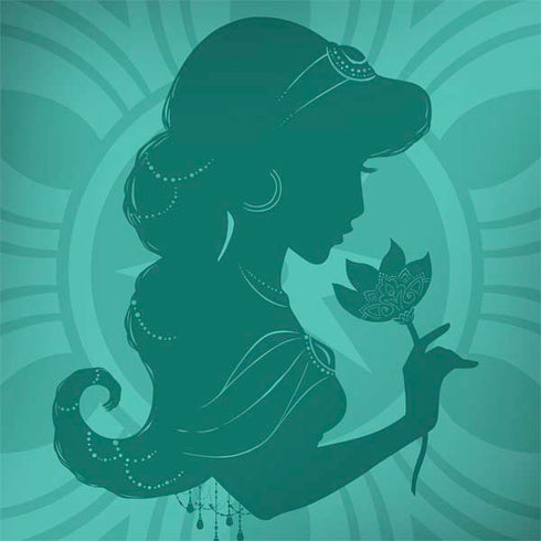 Disney Aladdin Princess Jasmine Silhouette Flower Dell Inspiron Skin